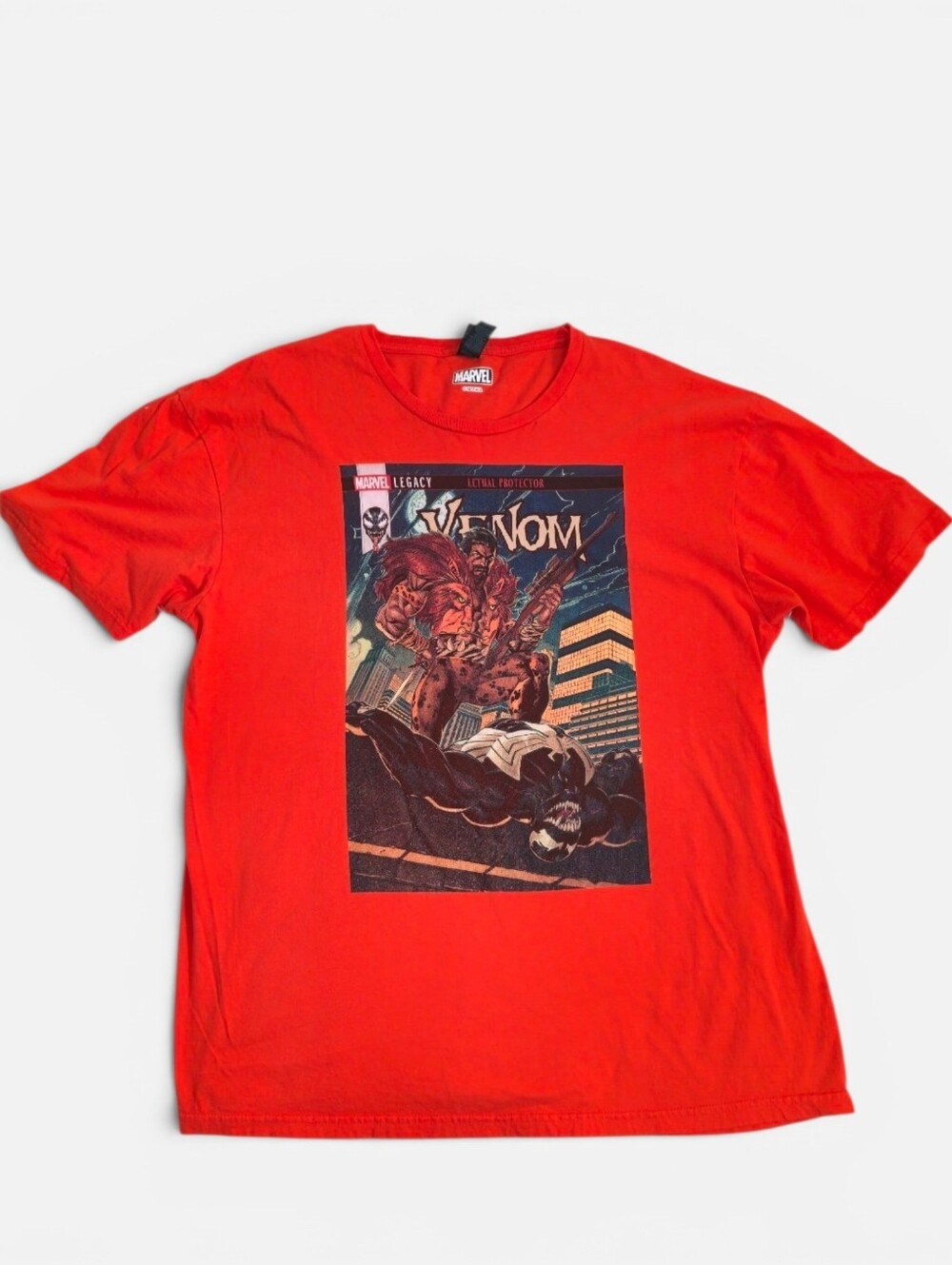 Marvel‎ Legacy Venom Bright Orange Graphic Tee
